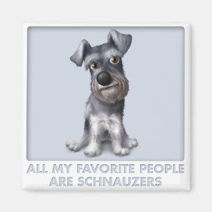 Schnauzerfavorit Magnet