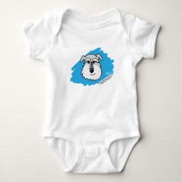 Schnauzerhund - babyBodysuit T-shirt