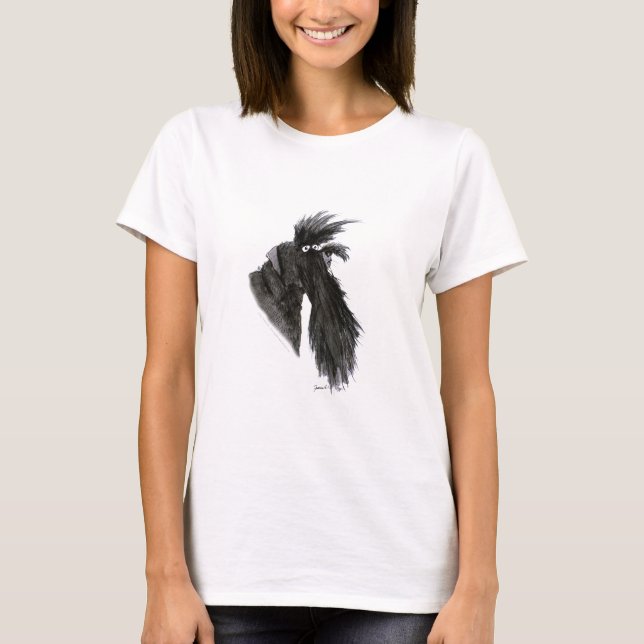 Schnauzerhund, tony fernandes tee shirt (Framsida)