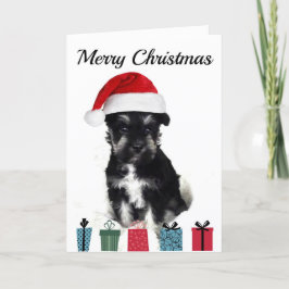 Schnauzerjulkort Helgkort