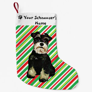 Schnauzerjulstrumpa Liten Julstrumpa