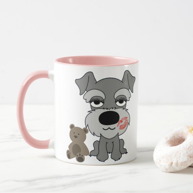 Schnauzerkaffemugg Mugg (Med munk)