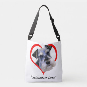 Schnauzerkärlek Axelväska