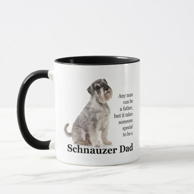 Schnauzerpappamugg Mugg (Vänster)