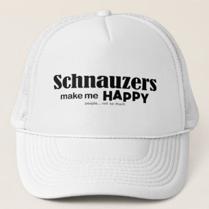 Schnauzers gör mig Lycklig Keps