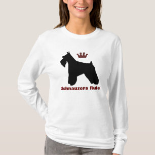 Schnauzers härskar skjortan tee
