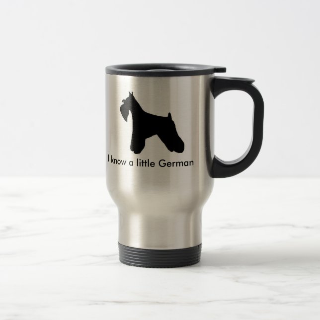 Schnauzers härskar travel mug resemugg (Höger)