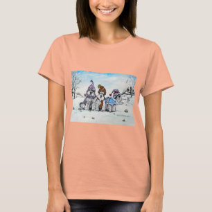 Schnauzers i vinter tee
