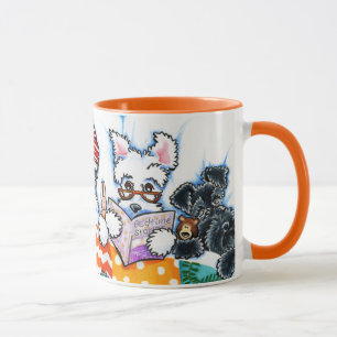 Schnauzers och ta sig en lur mugg