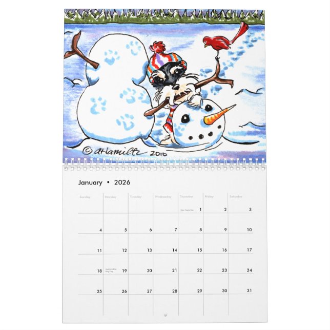 Schnauzers off-Leash Art™ Vol 1 Kalender (Jan 2026)