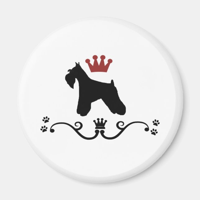 Schnauzers Rule Magnet (Framsidan)