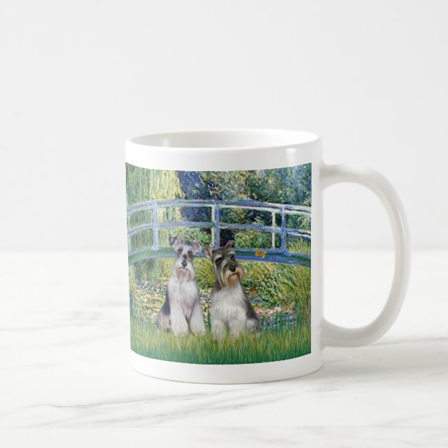 Schnauzers (två-nat) - Bridge Kaffemugg (Höger)