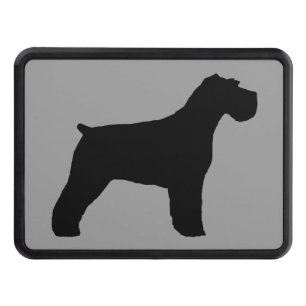 SchnauzerSilhouette (det naturliga öron) Dragkroksskydd