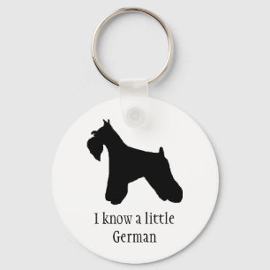 Schnauzertysk Keychain Nyckelring