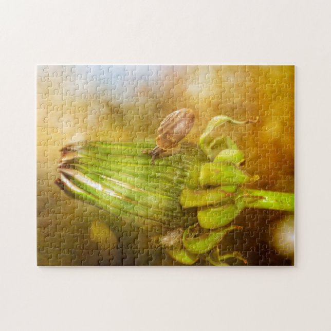 Schnecke auf Wanderung ... Pussel (Horisontell)