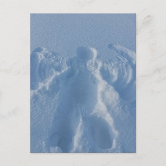 Schnee-Engel Vykort (Framsida)