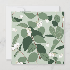 Schneebeeren. Karte.