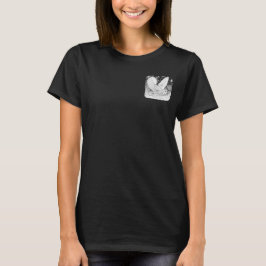 Schneeeule Magische Eule bei Nacht Sternenhimmel T Shirt