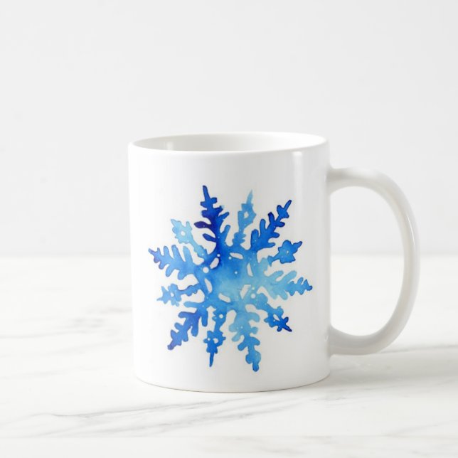 Schneeflocke Tasse Kaffemugg (Höger)