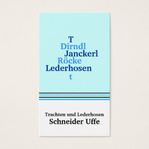 Schneider Visitenkarten Visitkort