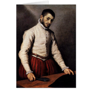 Schneideren/Il Sarto av Giambattista Moroni. Hälsningskort