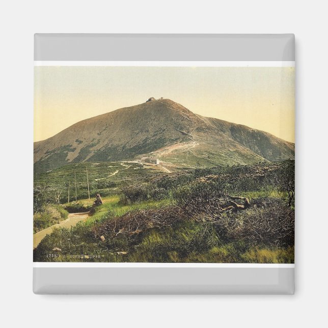 Schnekoppe, med Kammpartie, Riesengebirge, G Magnet (Framsidan)