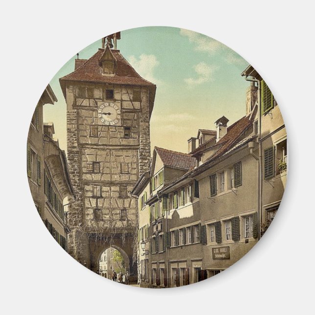 Schnetzthor, insida, Constance (dvs. Konstan) Magnet (Framsidan)
