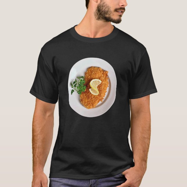 Schnitzel Costume Easy Last Minute Halloween Potat T Shirt (Framsida)