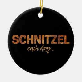 Schnitzel-design varje dag, en fin utsugningsdesig julgransprydnad keramik