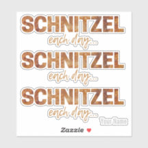 Schnitzel-design varje dag, en fin utsugningsdesig