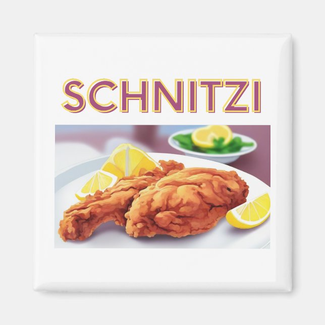 Schnitzi i köket magnet (Framsidan)
