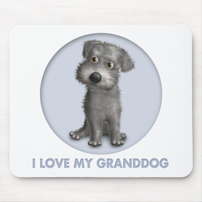 Schnoodle (gråa) Granddog Musmatta (Framsidan)