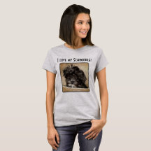 Schnoodle Hund Kvinnor T-Shirt