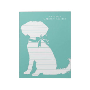 Schnoodle Hund Puppy Anteckningsblock