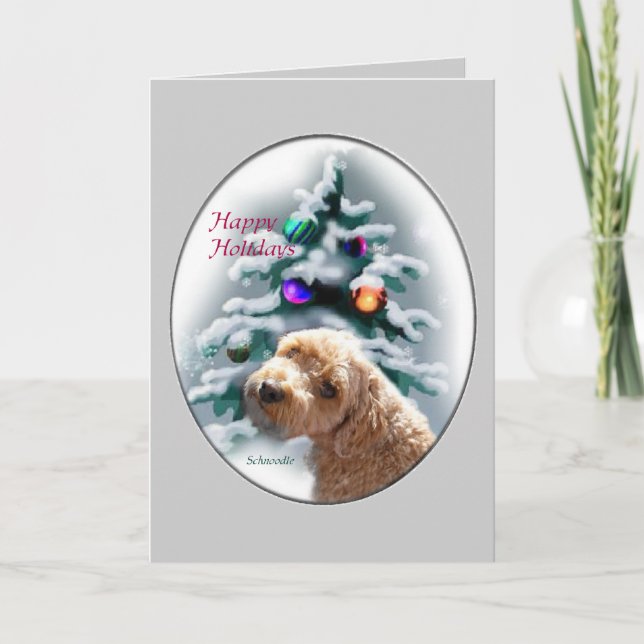 Schnoodle julklappar helgkort (Framsida)