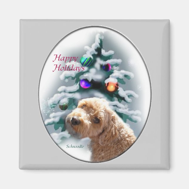 Schnoodle-julklappar Magnet (Framsidan)
