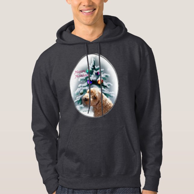 Schnoodle-julklappar Sweatshirt Med Luva (Framsida)