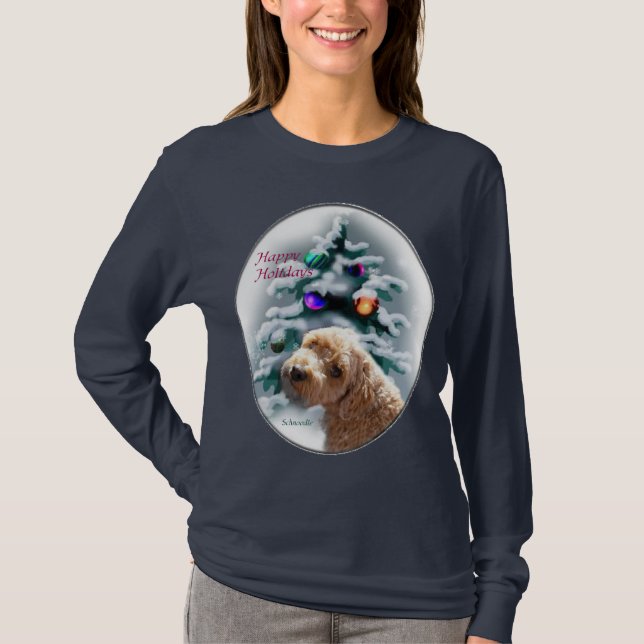 Schnoodle-julklappar Tee (Framsida)