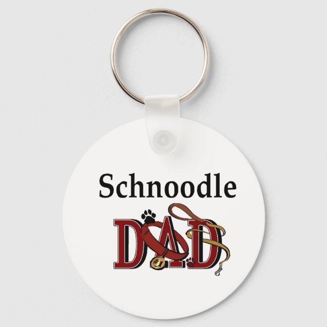 Schnoodle Pappa Gifts Nyckelring (Framsida)