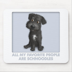 Schnoodle (svart) favorit musmatta