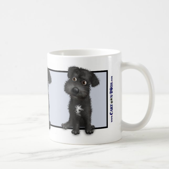 Schnoodle (svart) mugg (Höger)