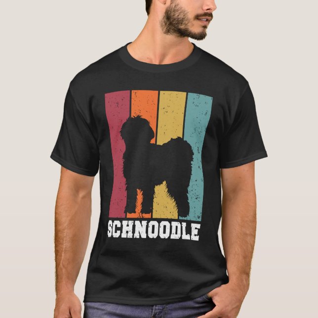 Schnoodle Vintage 1 T Shirt (Framsida)