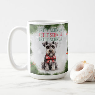 Schnuazer Rolig hund Pun-julkaffe Mugg