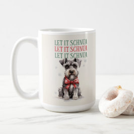Schnuazer Rolig Hund Puns Jul Kaffe Mugg