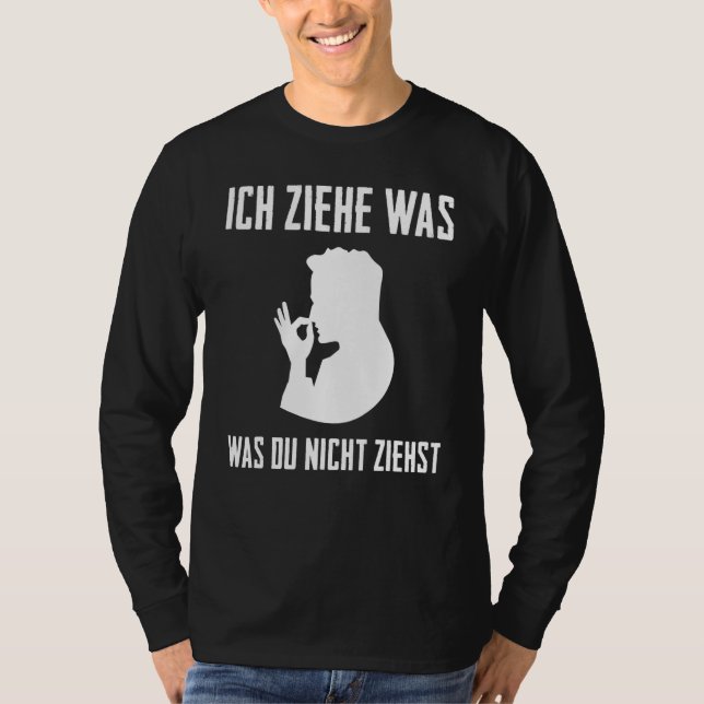 Schnupfer Snuff Tobacco Ich Ziehe var Roligt [tysk T Shirt (Framsida)
