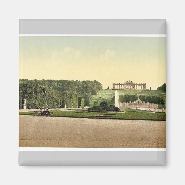 Schoenbrunn (dvs. Sch&ouml;nbrunn)Park, Wien, A Magnet (Framsidan)