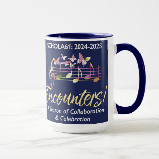 Schola Cantorum Encounters Blue 12 oz Mugg