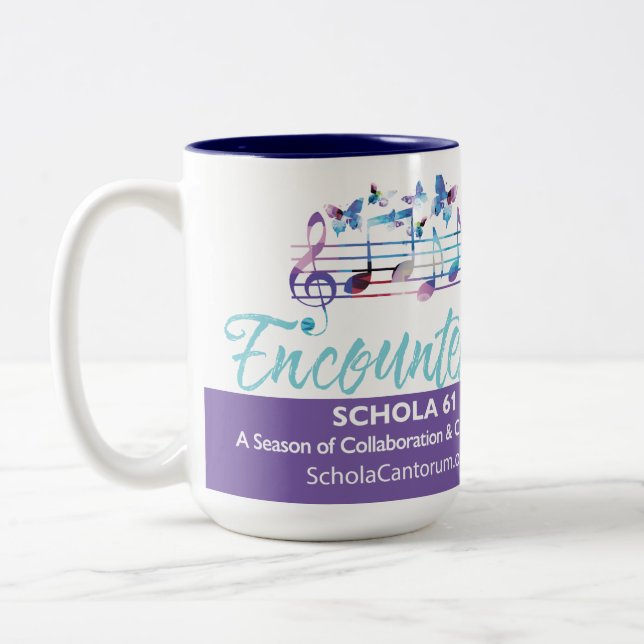 Schola Cantorum EnCounters Säsong 61: 12-oz mugg (Vänster)