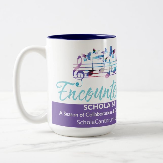 Schola Cantorum Encounters Season 61 12-oz mugg (Vänster)