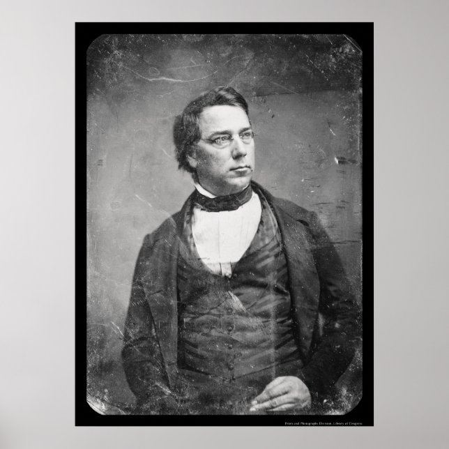 Scholar George Perkins Marsh Daguerreotype 1850 Poster (Framsidan)